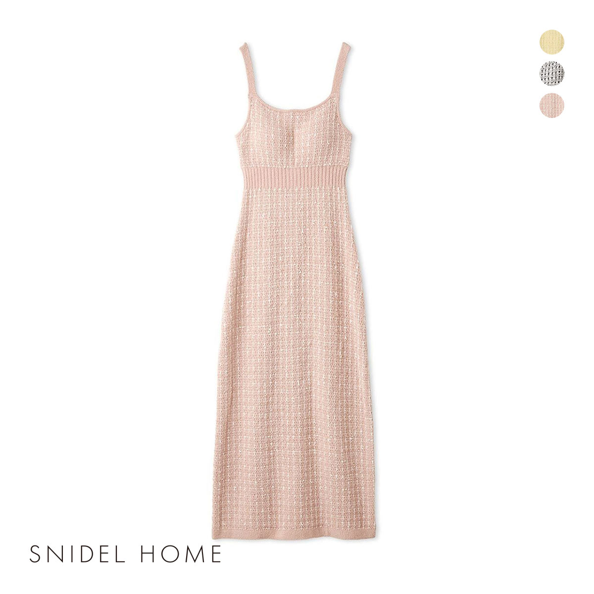 スナイデルホーム snidelhome ハート ドット ルームウェア ワンピース SNIDEL HOME ルームウェア パット付き パジャマ ハート柄