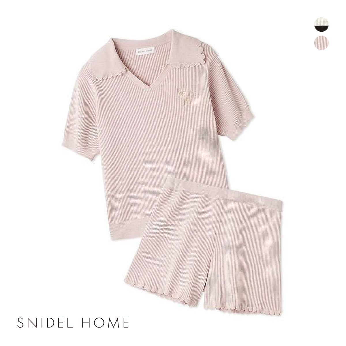SNIDEL HOME ルームウェア スナイデルホーム SNIDEL HOME ロゴジャカードギンガム