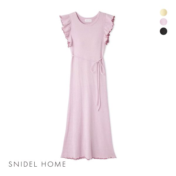 スナイデルホーム フリルワンピース パジャマ ルームウェア カップ付き SNIDEL HOME