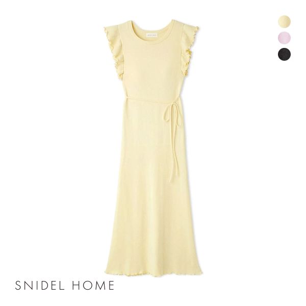 スナイデルホーム フリルワンピース パジャマ ルームウェア カップ付き SNIDEL HOME