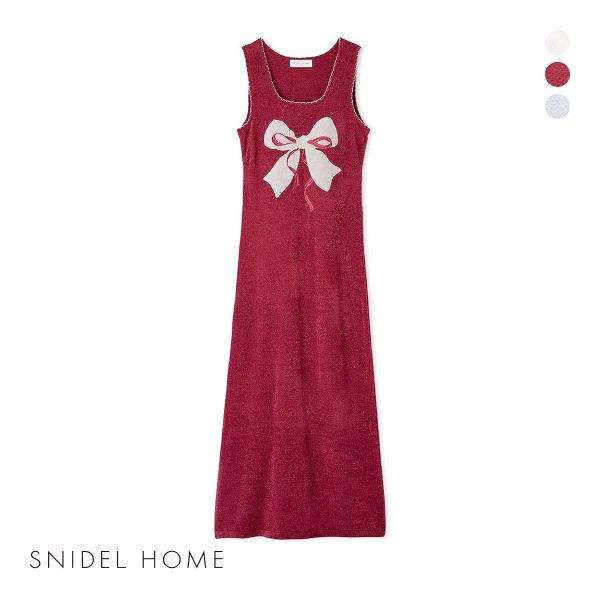 スナイデルホーム リボンタンクワンピース カップ付き パジャマ ルームウェア SNIDEL HOME