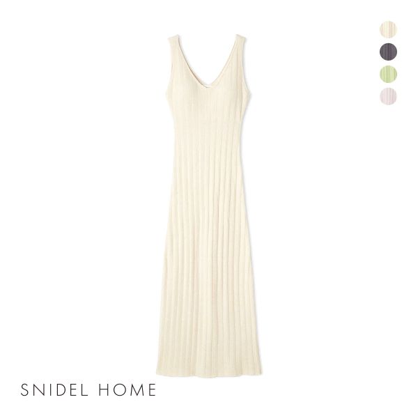 スナイデルホーム ICESUMMER タンクワンピース パジャマ ルームウェア カップイン カップ付き SNIDEL HOME