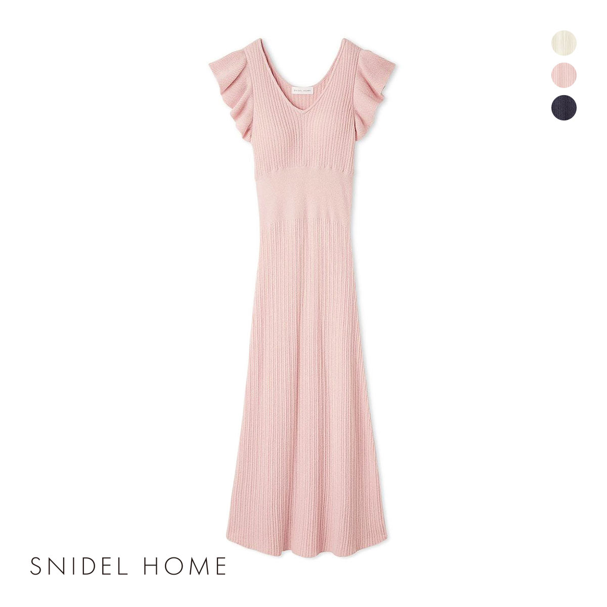 SNIDEL HOME✨【Solbet Touch】カップインニットワンピース SNIDEL HOME（スナイデルホーム）の「カップインニット