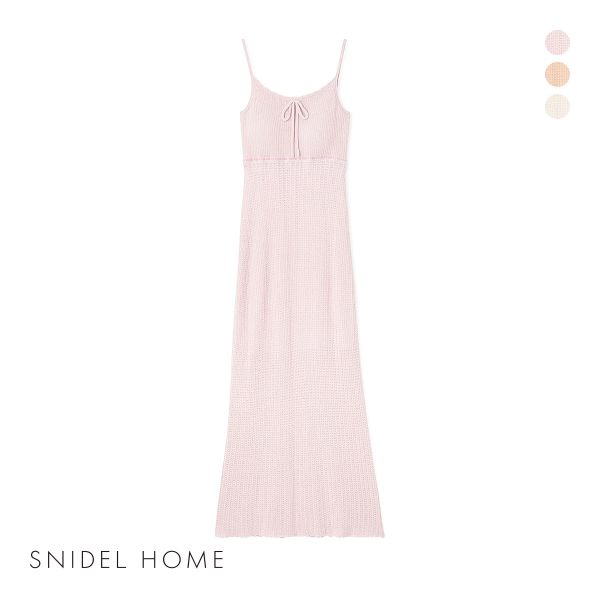 スナイデルホーム クロシェワンピース カップ付き パジャマ ルームウェア SNIDEL HOME