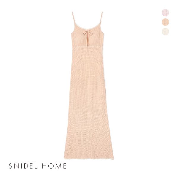 スナイデルホーム クロシェワンピース カップ付き パジャマ ルームウェア SNIDEL HOME
