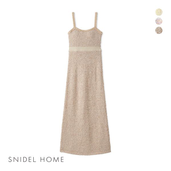 スナイデルホーム ツイードニットワンピース カップイン パジャマ ルームウェア SNIDEL HOME