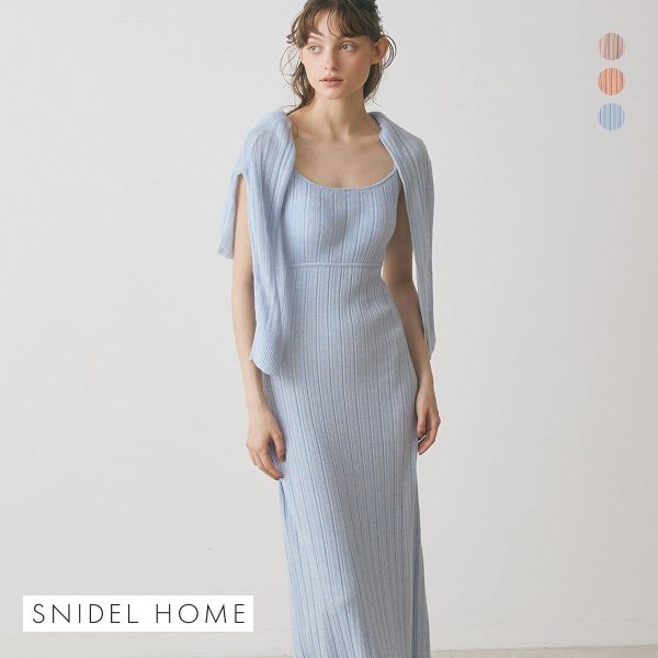 スナイデルホーム シアーワンピース カップ付き パジャマ ルームウェア SNIDEL HOME