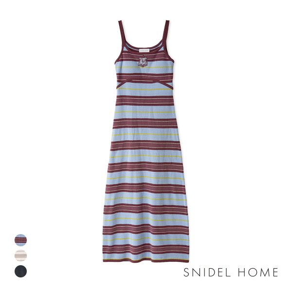 スナイデルホーム エンブレムニットキャミワンピース SNIDEL HOME