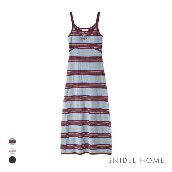 スナイデルホーム エンブレムニットキャミワンピース SNIDEL HOME