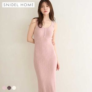 スナイデルホーム CreamyTouch ニットタンクワンピース パジャマ ルームウェア SNIDEL HOME