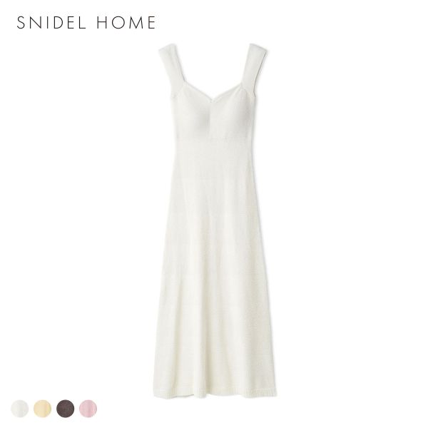 スナイデルホーム TEXBRID タンクトップワンピース カップイン カップ付き SNIDEL HOME