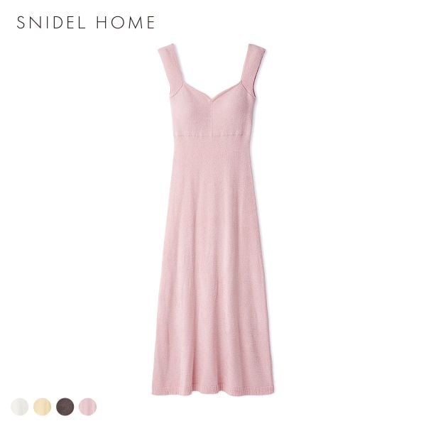 スナイデルホーム TEXBRID タンクトップワンピース カップイン カップ付き SNIDEL HOME