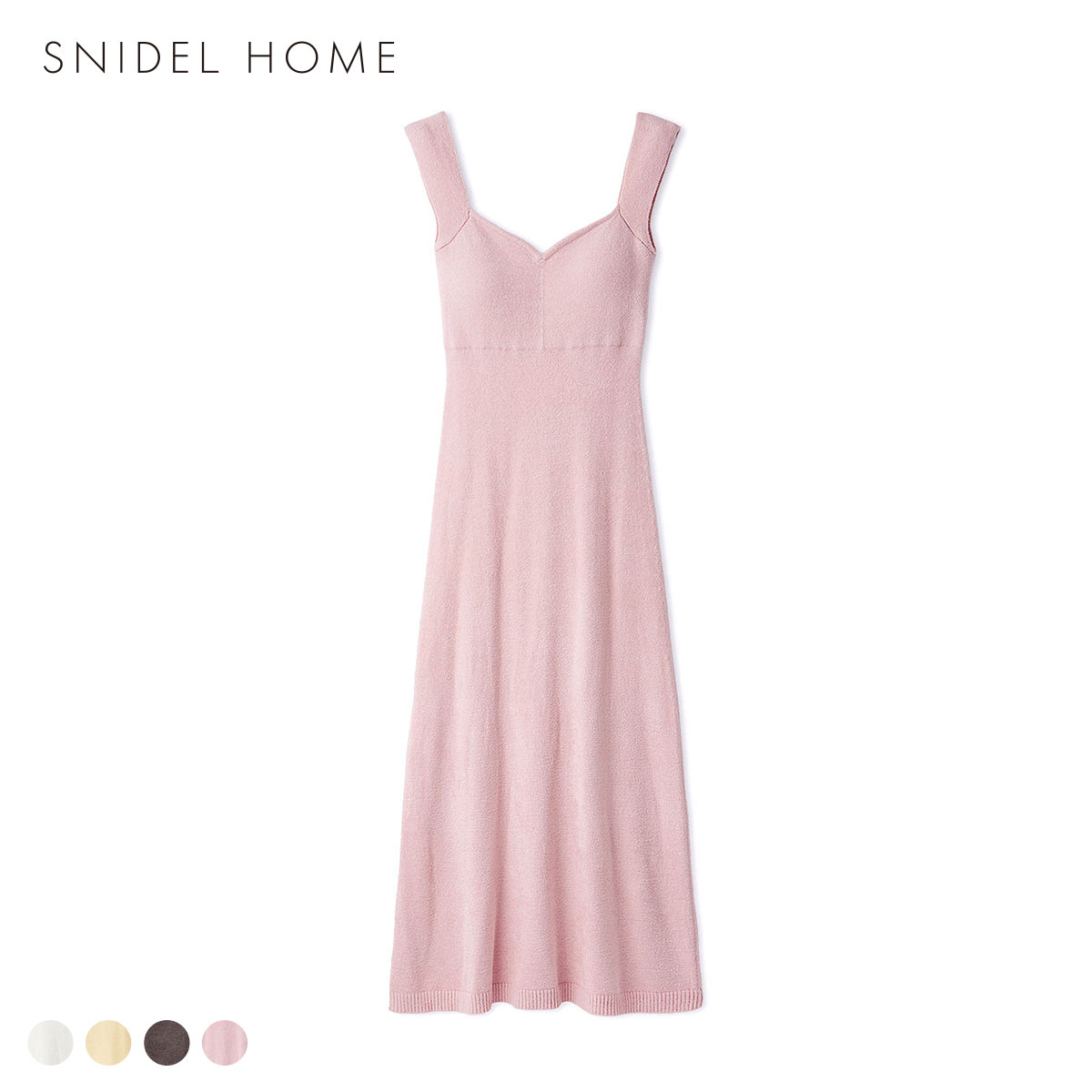 スナイデルホーム TEXBRID タンクトップワンピース カップイン カップ付き SNIDEL HOME(PI-ピンク-Free)