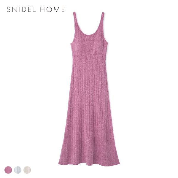 スナイデルホーム Warmmisty 吸湿発熱 タンクニットワンピース SNIDEL HOME