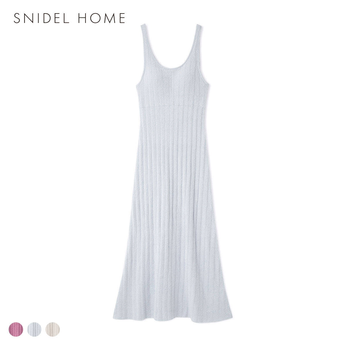 スナイデルホーム Warmmisty 吸湿発熱 タンクニットワンピース SNIDEL HOME(LBU-薄ブルー-Free)