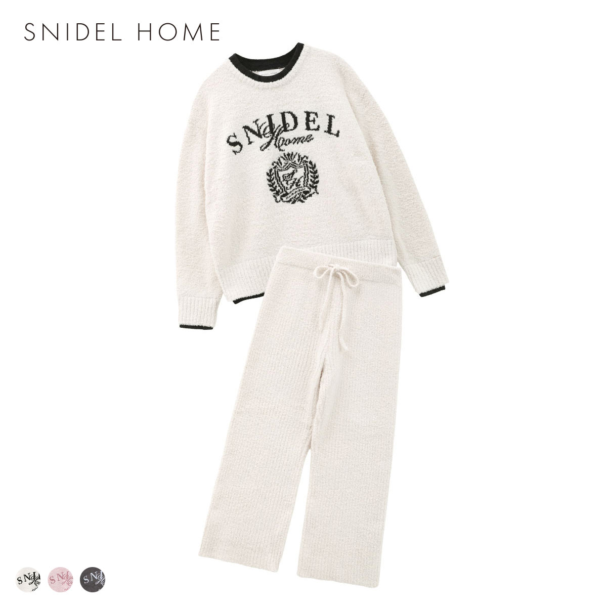スナイデルホーム エンブレムセットアップ パジャマ ルームウェア SNIDEL HOME