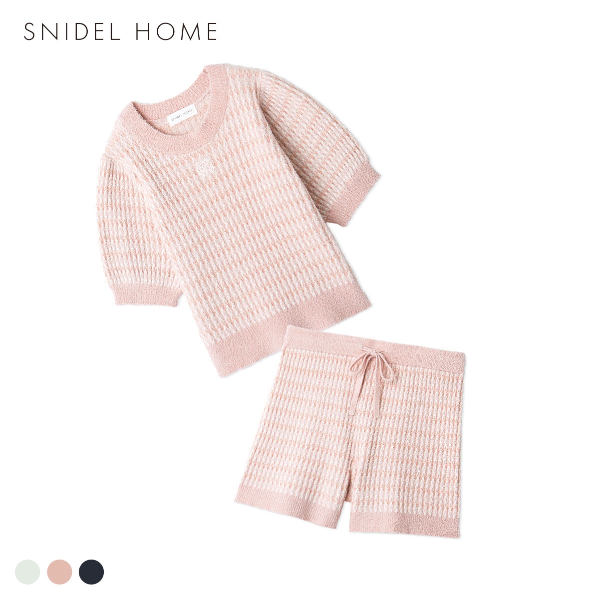 スナイデルホーム バリエニットセットアップ パジャマ ルームウェア SNIDEL HOME(PI-ピンク-Free)
