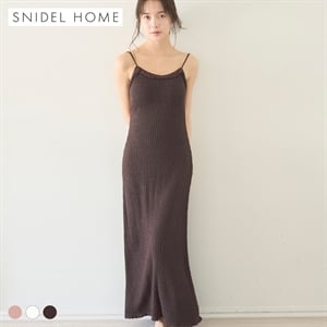 スナイデルホーム クロシェキャミワンピース カップイン パッド付き パジャマ ルームウェア SNIDEL HOME