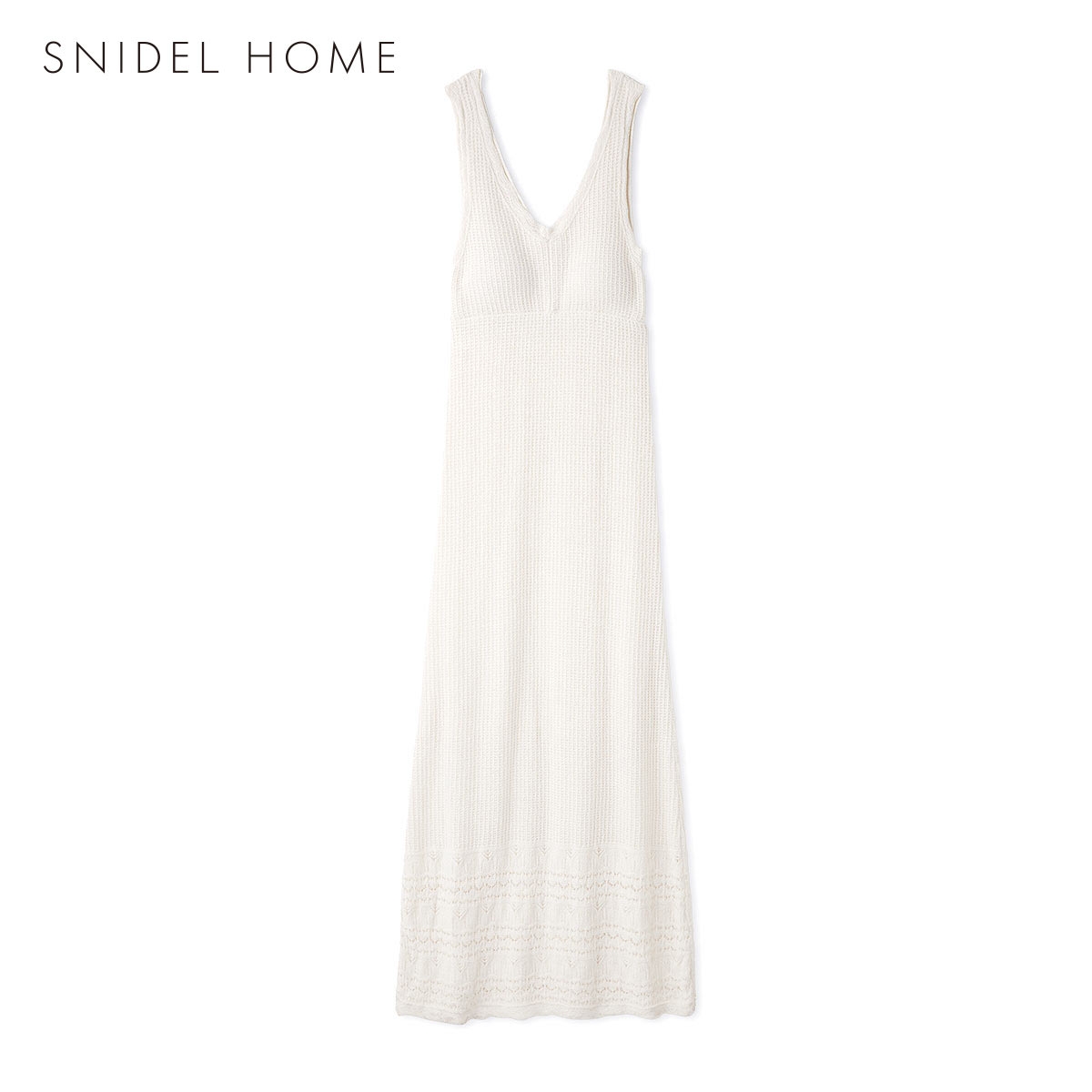 スナイデルホーム クロシェワンピース カップ付き パッド付き カップイン パジャマ ルームウェア SNIDEL HOME(WH-ホワイト-Free)