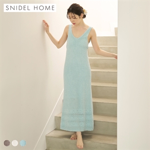 スナイデルホーム クロシェワンピース カップ付き パッド付き カップイン パジャマ ルームウェア SNIDEL HOME