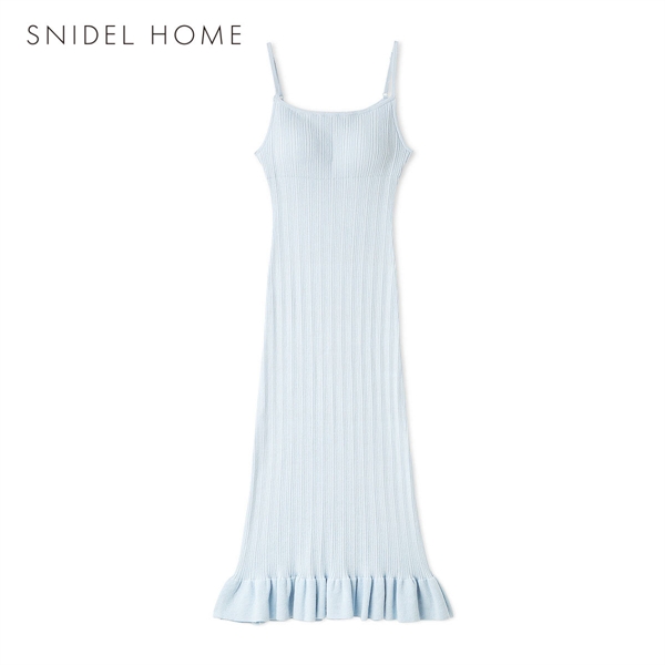 スナイデルホーム ランダムリブコットンニットワンピース カップ付き カップイン パジャマ ルームウェア SNIDEL HOME