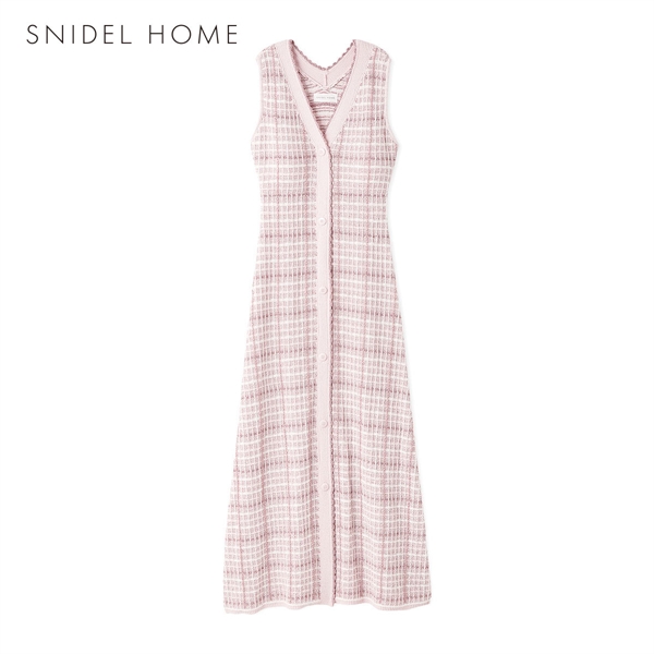 スナイデルホーム ラメツイードワンピース カップイン パッド付き パジャマ ルームウェア SNIDEL HOME