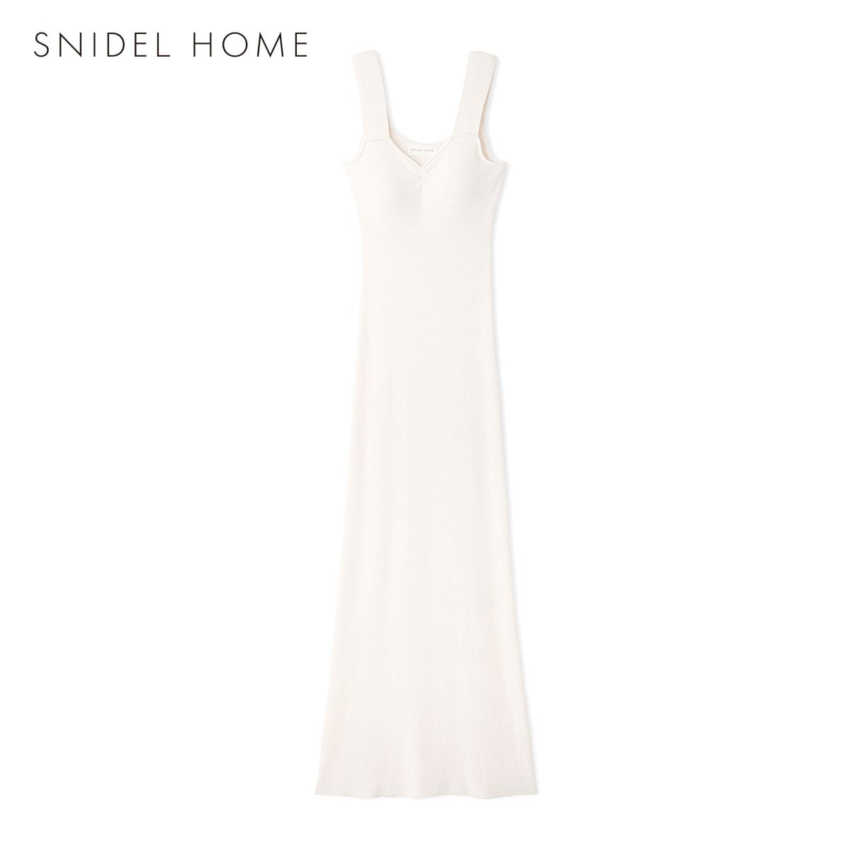 スナイデルホーム quup(R) ニットカップインタンクワンピース カップイン パッド付き パジャマ ルームウェア SNIDEL HOME(IV-アイボリー-Free)