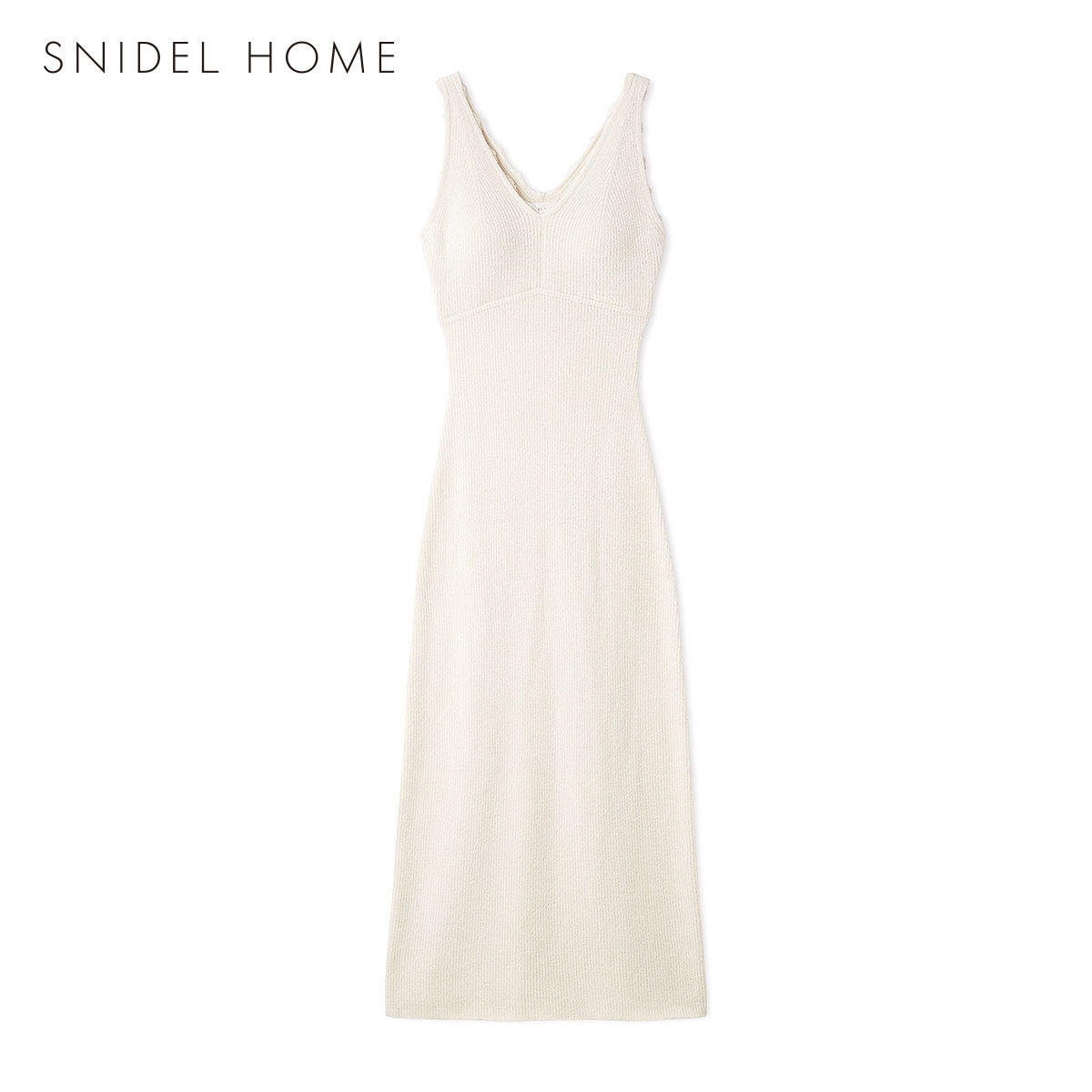 スナイデルホーム イフミック(R) カップインニットワンピース カップ付き パッド付き カップイン パジャマ ルームウェア SNIDEL HOME(IV-アイボリー-Free)
