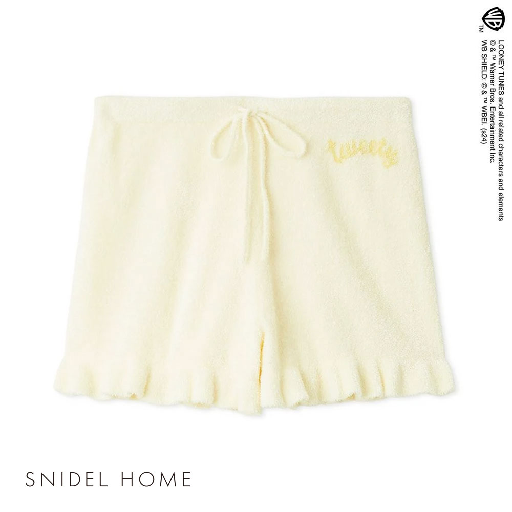 スナイデルホーム SNIDEL HOME 【Tweety】ニットショートパンツ パジャマ ルームウェア(YE-イエロー-Free)