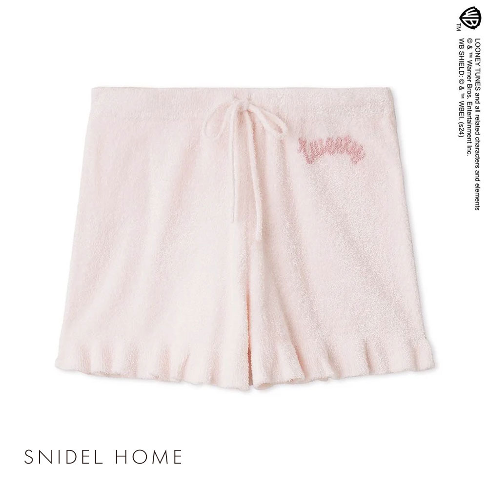 スナイデルホーム SNIDEL HOME 【Tweety】ニットショートパンツ パジャマ ルームウェア(LPI-薄ピンク-Free)