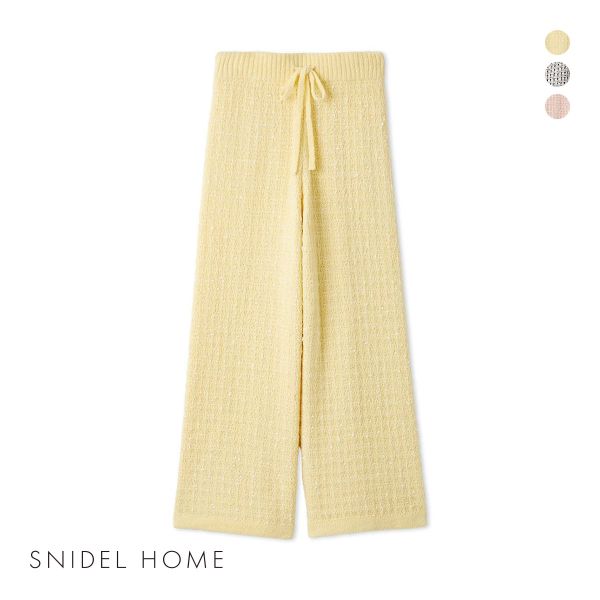 15%OFF スナイデルホーム ツイードロングパンツ パジャマ ルームウェア SNIDEL HOME 15%OFF スナイデルホーム ツイードロングパンツ パジャマ ルームウェア SNIDEL HOME