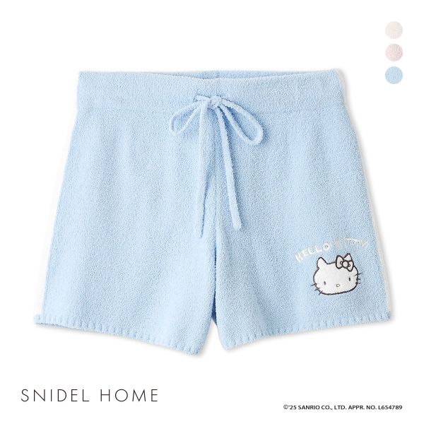 スナイデルホーム ハローキティ ニットショートパンツ パジャマ ルームウェア HELLO KITTY SNIDEL HOME