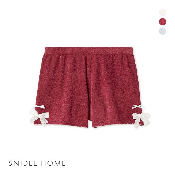 スナイデルホーム リボンショートパンツ パジャマ ルームウェア SNIDEL HOME