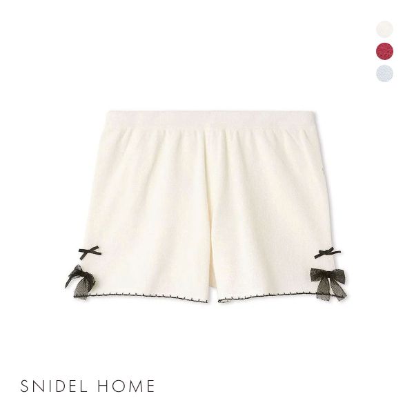 スナイデルホーム リボンショートパンツ パジャマ ルームウェア SNIDEL HOME