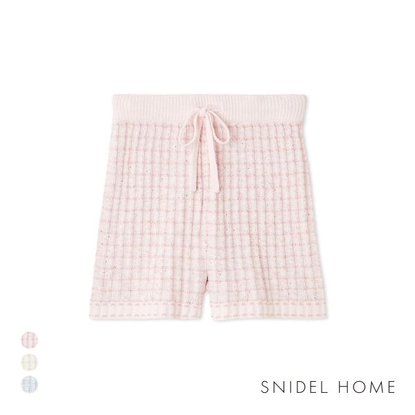 スナイデルホーム ラメニットツイードショートパンツ パジャマ ルームウェア SNIDEL HOME