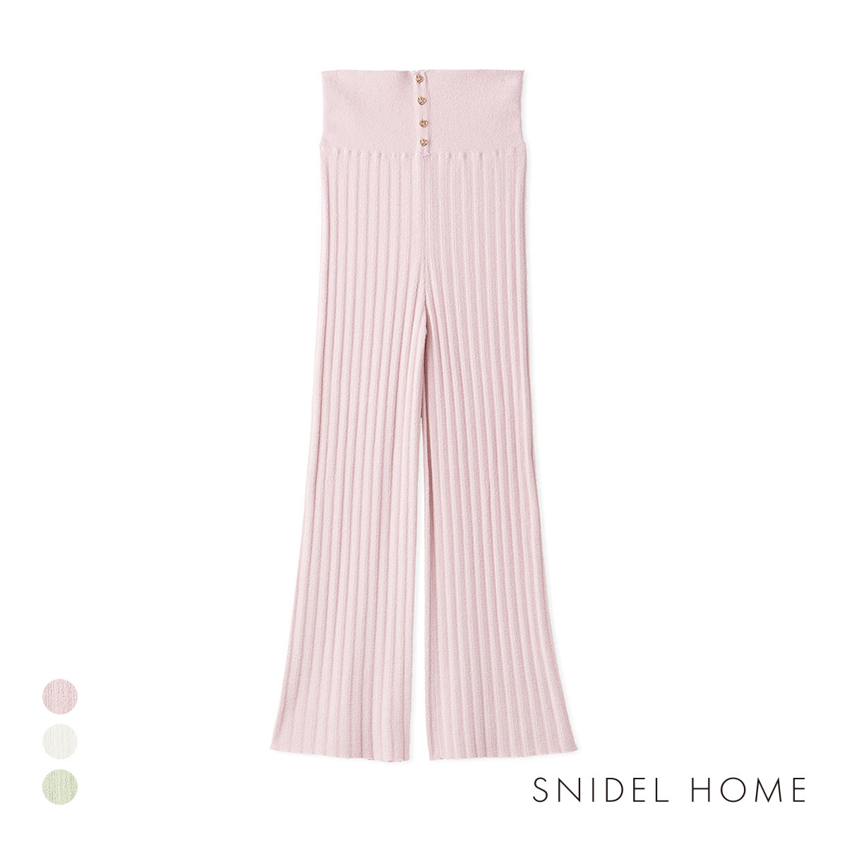 スナイデルホーム Creamy プチハートハイウエストパンツ SNIDEL HOME(PI-ピンク-Free)