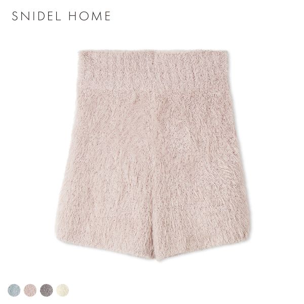 スナイデルホーム シャギーショートパンツ SNIDEL HOME パジャマ ルームウェア