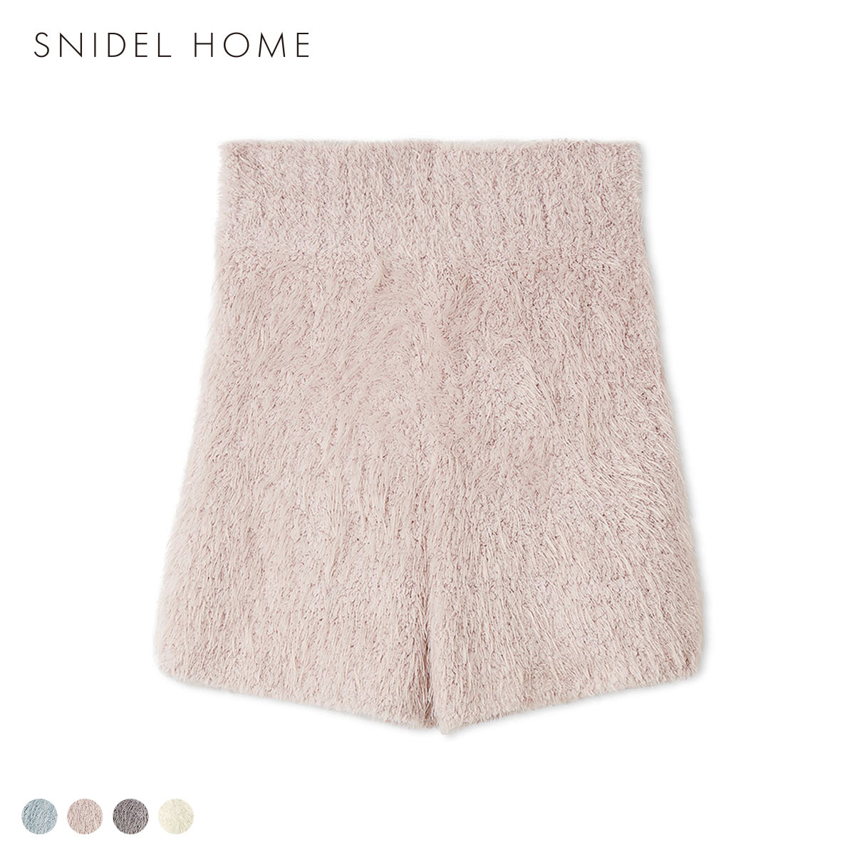 スナイデルホーム シャギーショートパンツ SNIDEL HOME パジャマ ルームウェア(LPI-薄ピンク-Free)