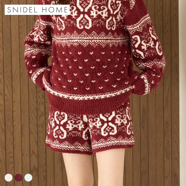 スナイデルホーム ノルディックショートパンツ パジャマ ルームウェア SNIDEL HOME