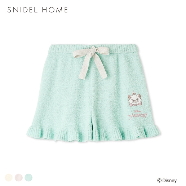スナイデルホーム The Aristocats ニットショートパンツ 総柄ショートパンツ パジャマ ルームウェア SNIDEL HOME