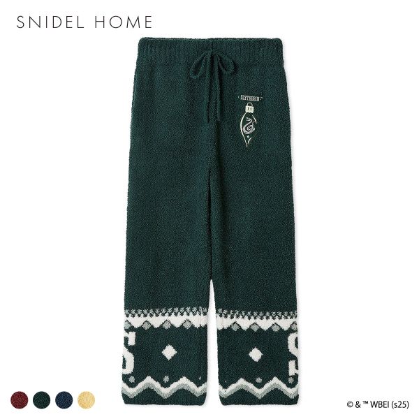 スナイデルホーム Harry Potter モチーフニットロングパンツ パジャマ ルームウェア ハリー・ポッター SNIDEL HOME