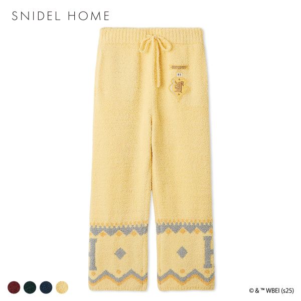 スナイデルホーム Harry Potter モチーフニットロングパンツ パジャマ ルームウェア ハリー・ポッター SNIDEL HOME