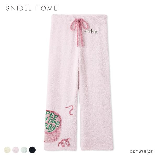 スナイデルホーム Harry Potter モチーフニットロングパンツ パジャマ ルームウェア ハリー・ポッター SNIDEL HOME