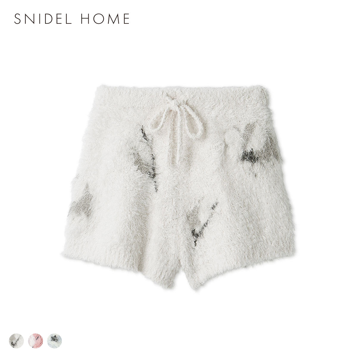 スナイデルホーム フラワージャガードニットショートパンツ SNIDEL HOME(LBE-薄ベージュ-Free)