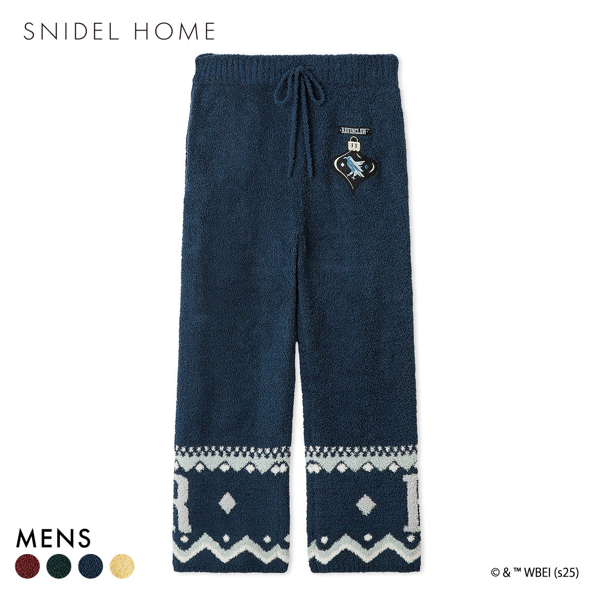 スナイデルホーム メンズ Mens Harry Potter ニットロングパンツ パジャマ ルームウェア ハリー・ポッター SNIDEL HOME(NV-ネイビー-Free)