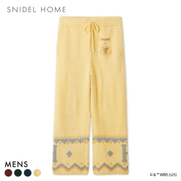 スナイデルホーム メンズ Mens Harry Potter ニットロングパンツ パジャマ ルームウェア ハリー・ポッター SNIDEL HOME