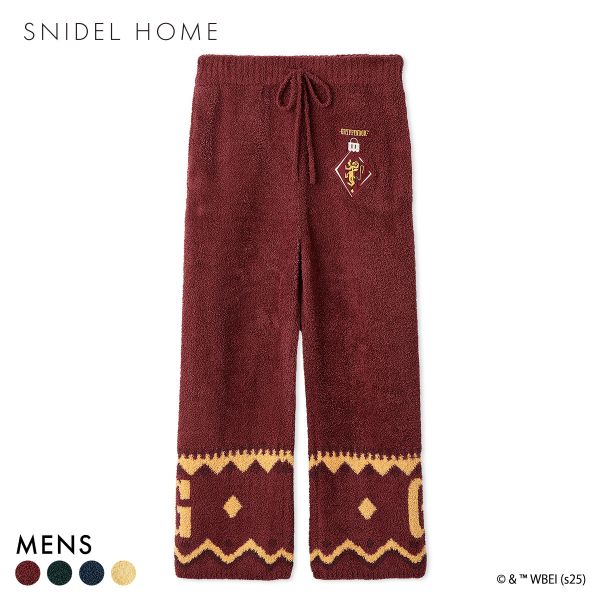 スナイデルホーム メンズ Mens Harry Potter ニットロングパンツ パジャマ ルームウェア ハリー・ポッター SNIDEL HOME