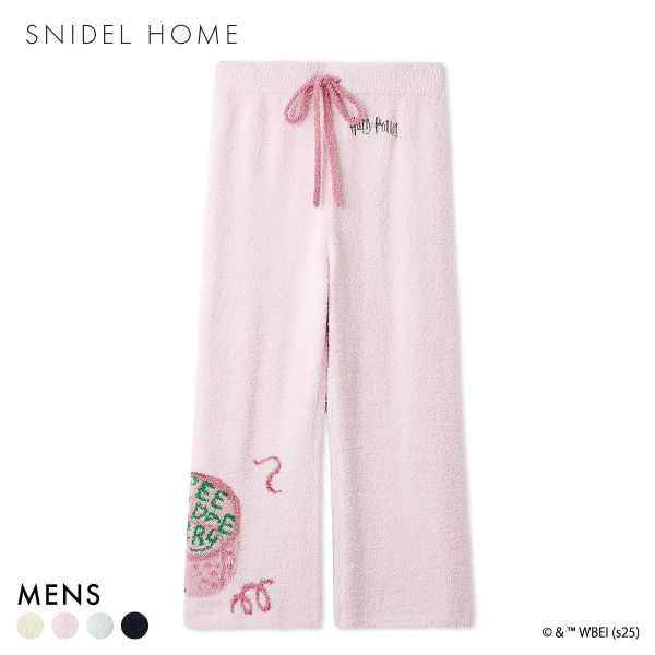 スナイデルホーム メンズ Mens Harry Potter モチーフニットロングパンツ ルームウェア SNIDEL HOME ハリー・ポッター