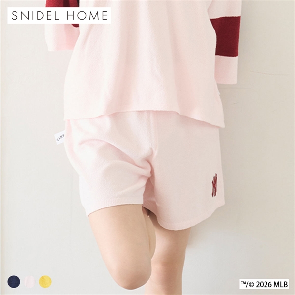 スナイデルホーム MLB ニットショートパンツ パジャマ ルームウェア SNIDEL HOME