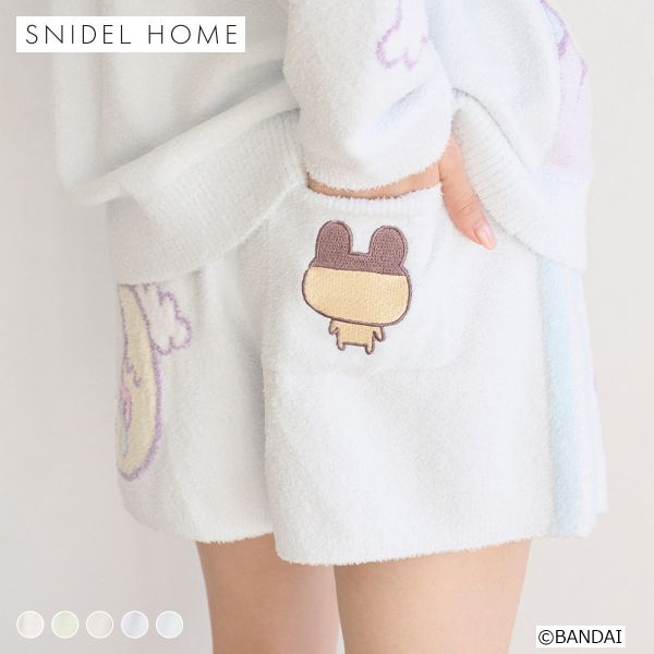 スナイデルホーム たまごっち ニットショートパンツ パジャマ ルームウェア SNIDEL HOME
